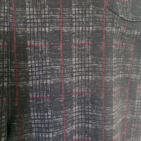 89th & Madison Gray Plaid Pants Women's Sz M - Picture 3 of 9